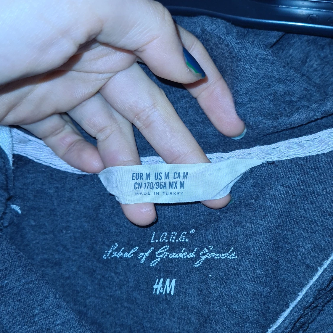 Mörkgrå hoodie från H&M L.O.G.G. - 2