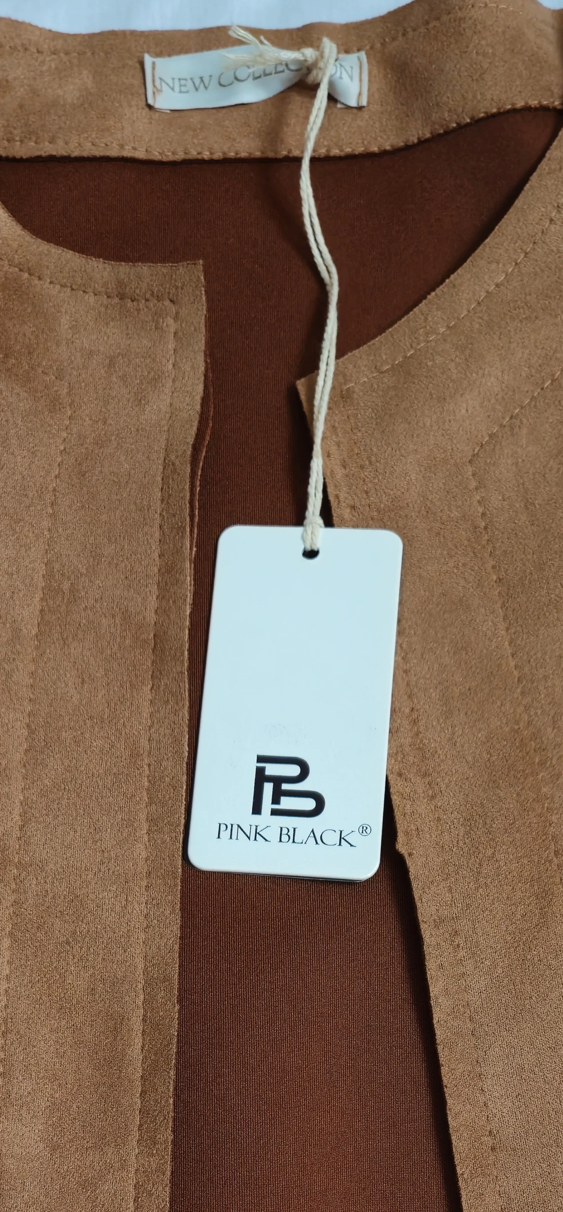 Beige mocka kappa från Pink Black - 3