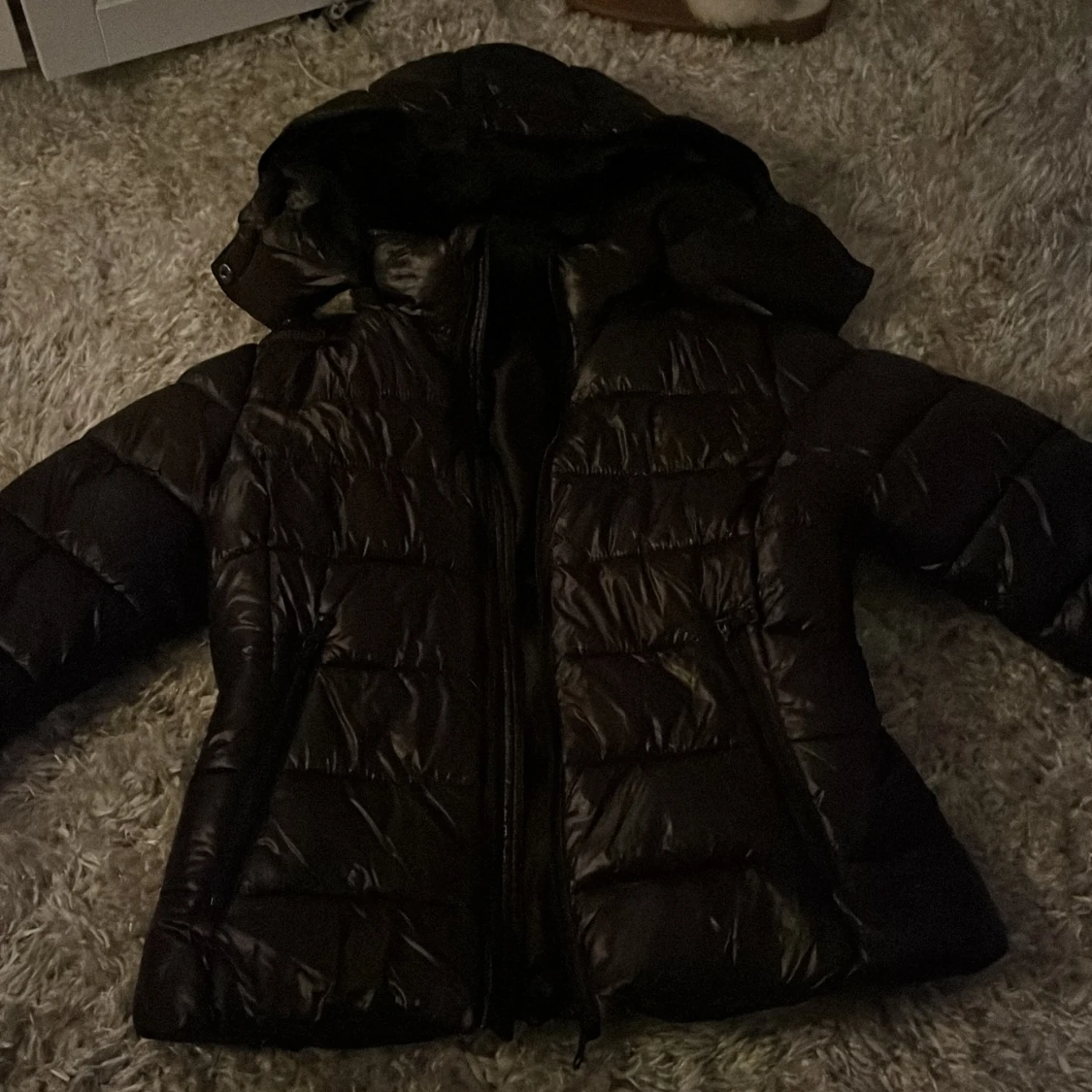 Svart pufferjacka från 157 XS