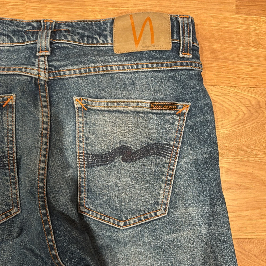 Nudie Jeans Lean Dean blå jeans 27/30 - 2