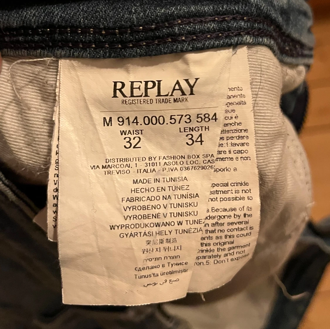 Replay jeans i ljusblå. - 3