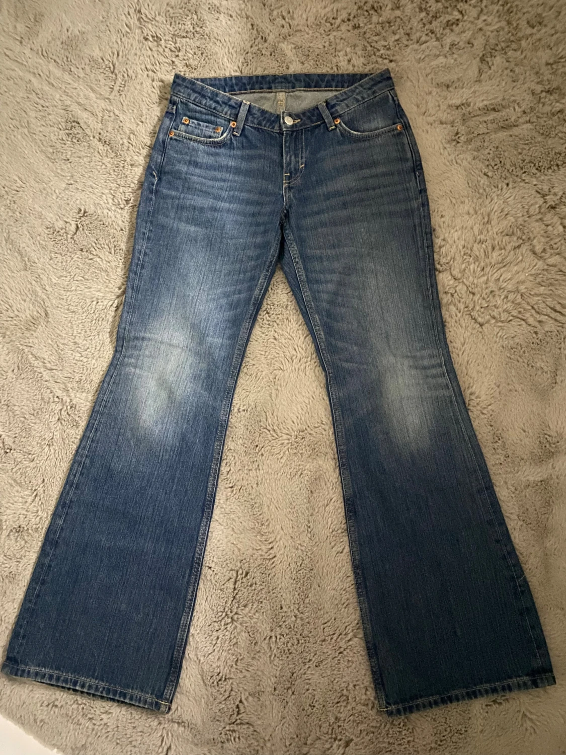 Weekday Nova Low Slim Bootcut Jeans - 5