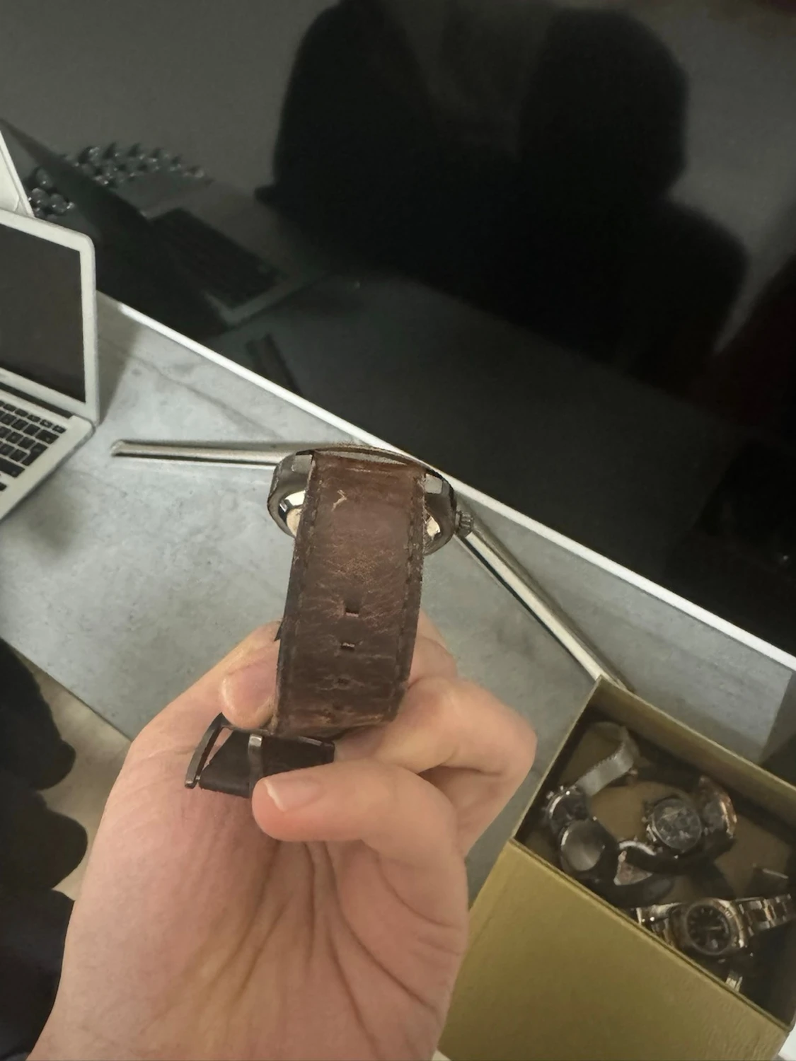 Fossil  klocka med läderband - 3