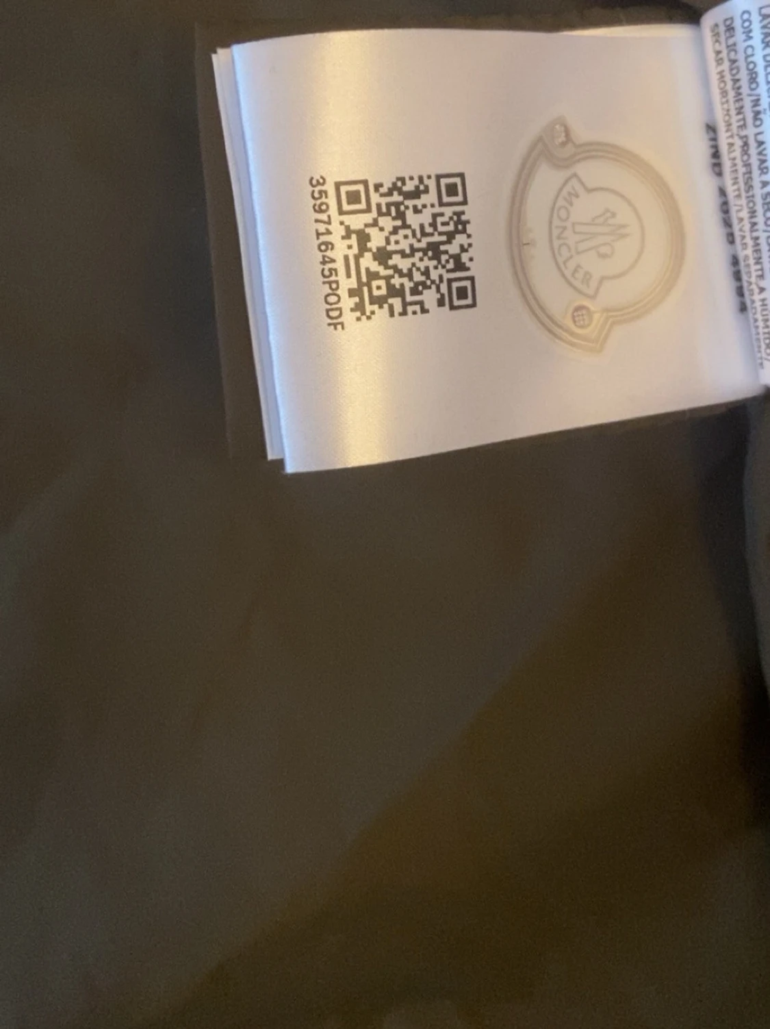 Grön Moncler vindjacka med huva - 3