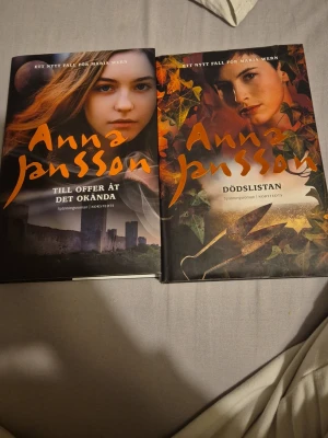 Anna jansson - 2 stycken böcker från Anna Jansson lästa en gång och är i bra skick