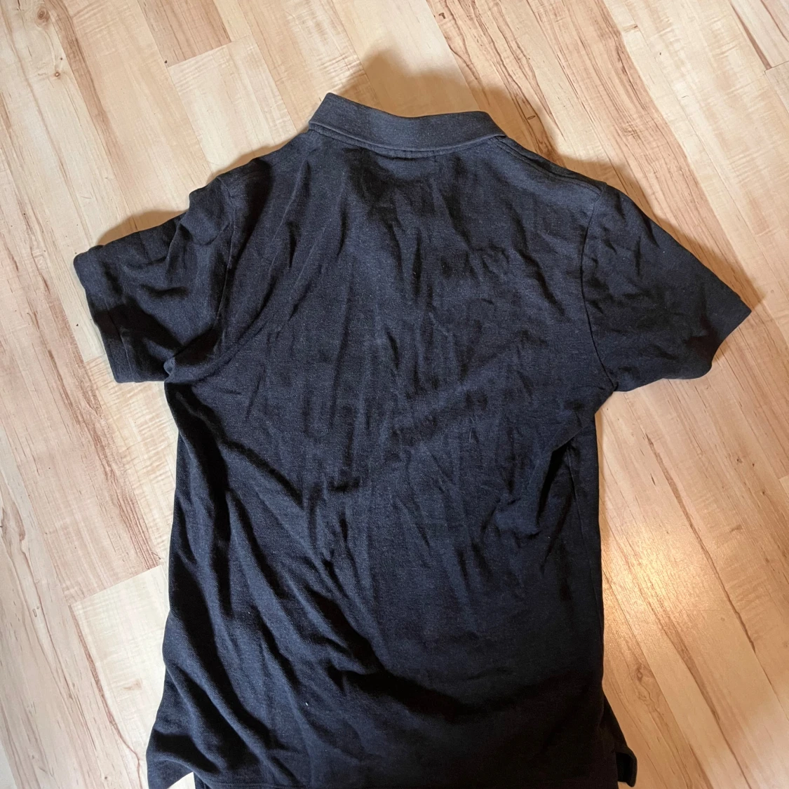 Svart Burberry pikétröja i bomull - 2