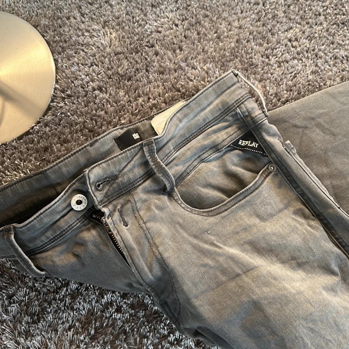 Grå Replay jeans hyperflex. Storlek: 32 32 - 2