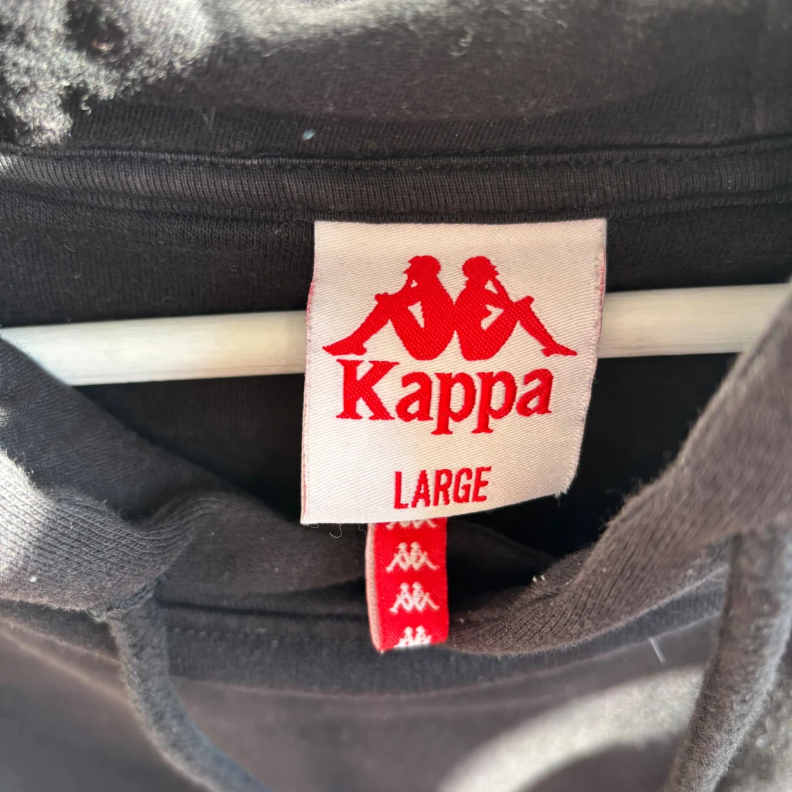 Svart hoodie från kappa - 2