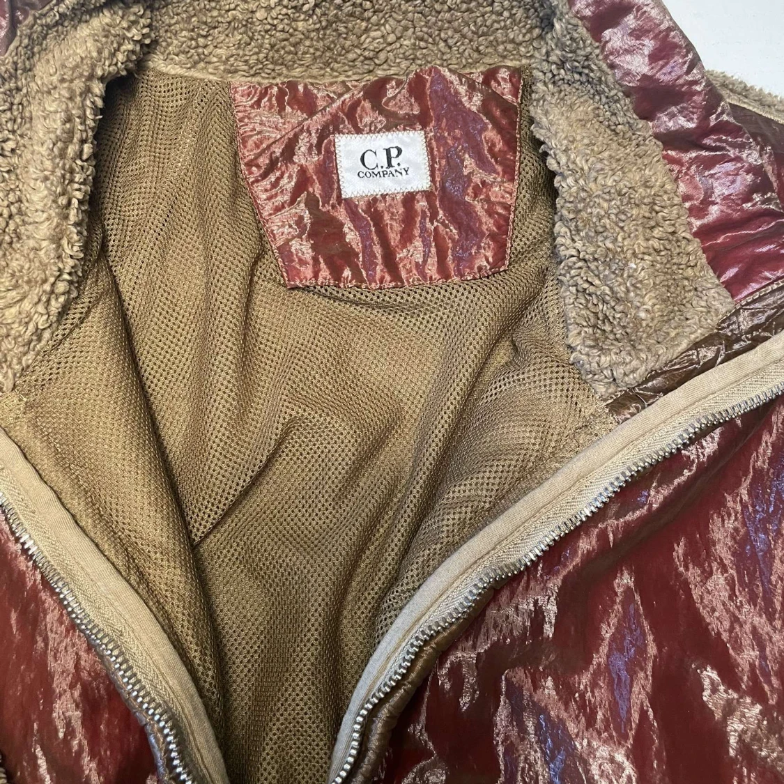 Brun teddyjacka från C.P. Company - 2