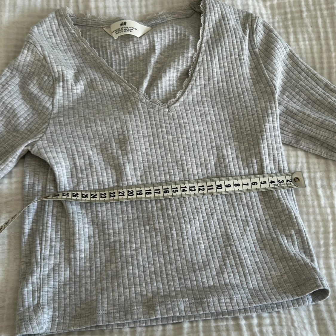 Ljusgrå ribbad H&M - 2