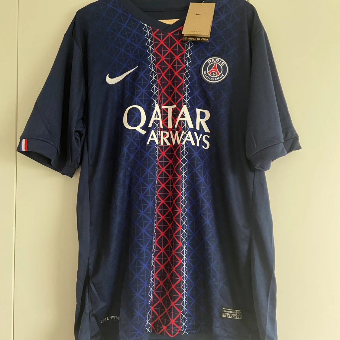 PSG matchtröja D.Doué #14 Nike blå