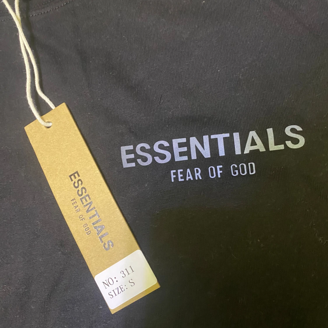Svart Essentials Fear of God t-shirt - 3