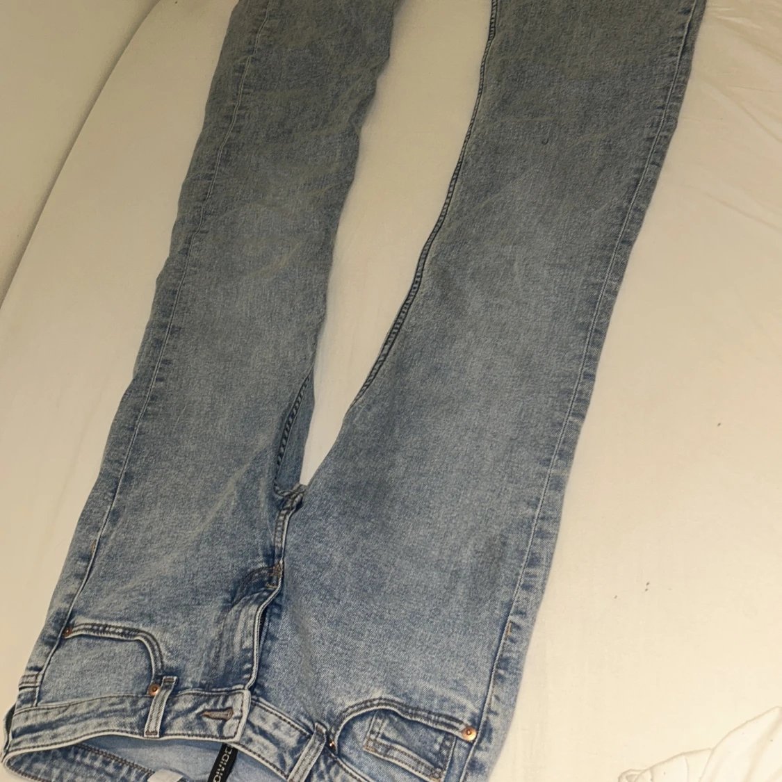 Tre par jeans i svart och blå denim - 1