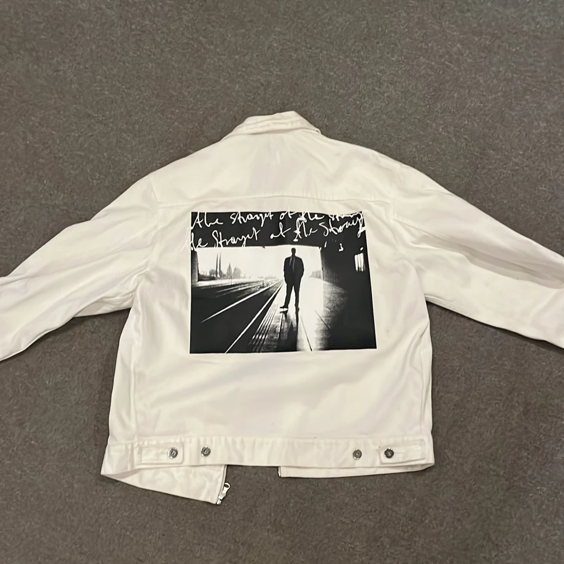 Vit jeansjacka från Polar Skate Co M