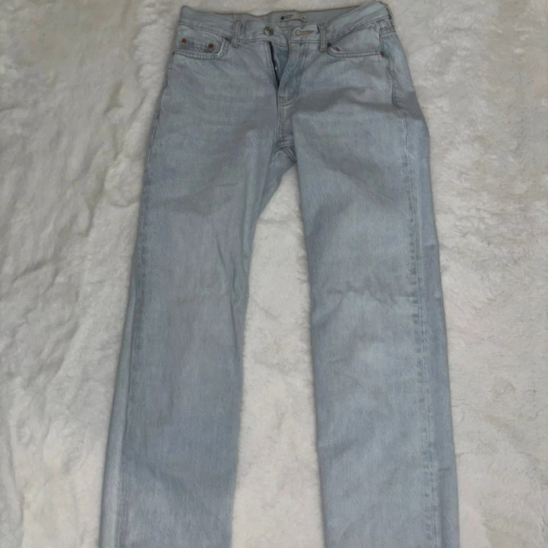  ljusblå jeans straight fit