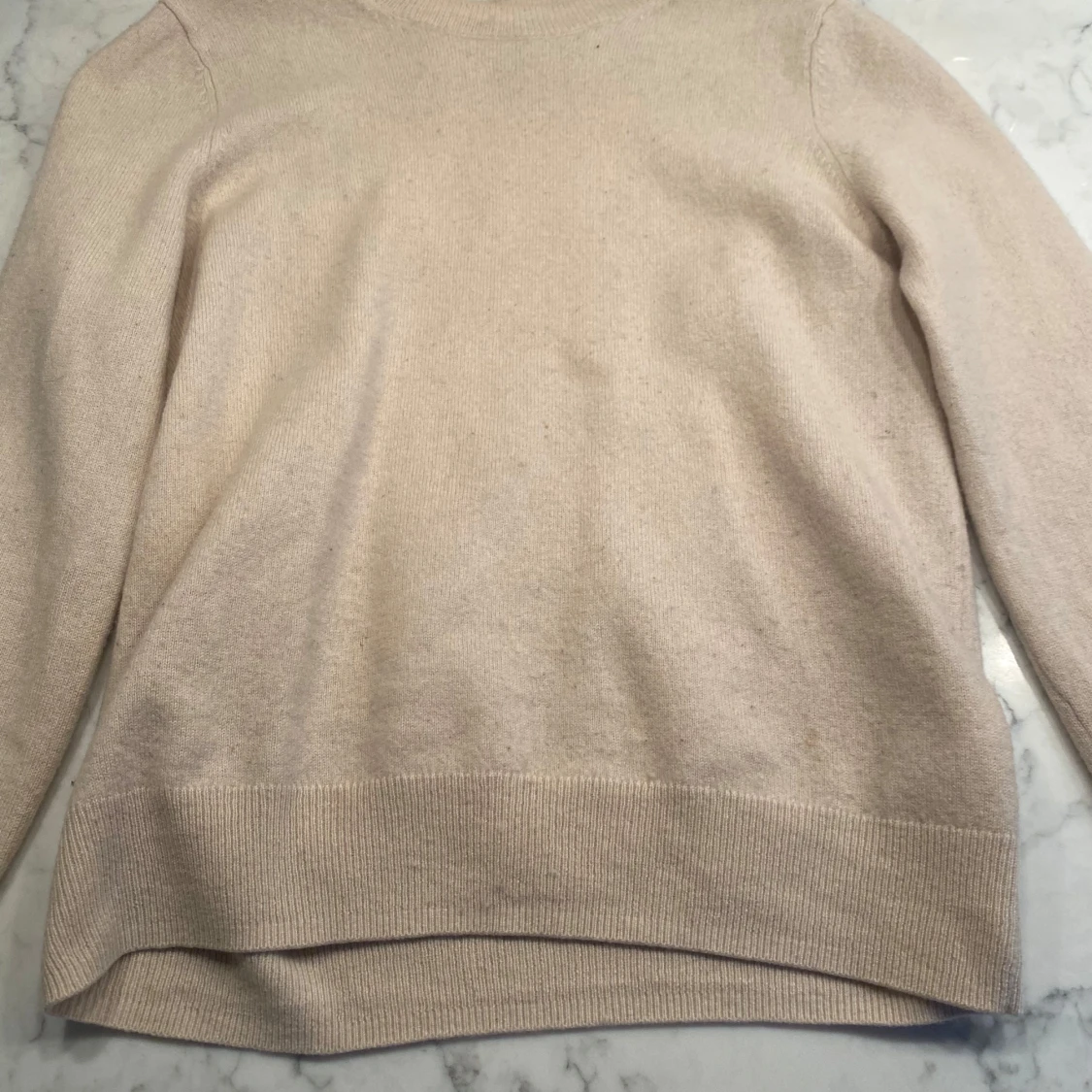 Beige kashmirtröja från H&M XS