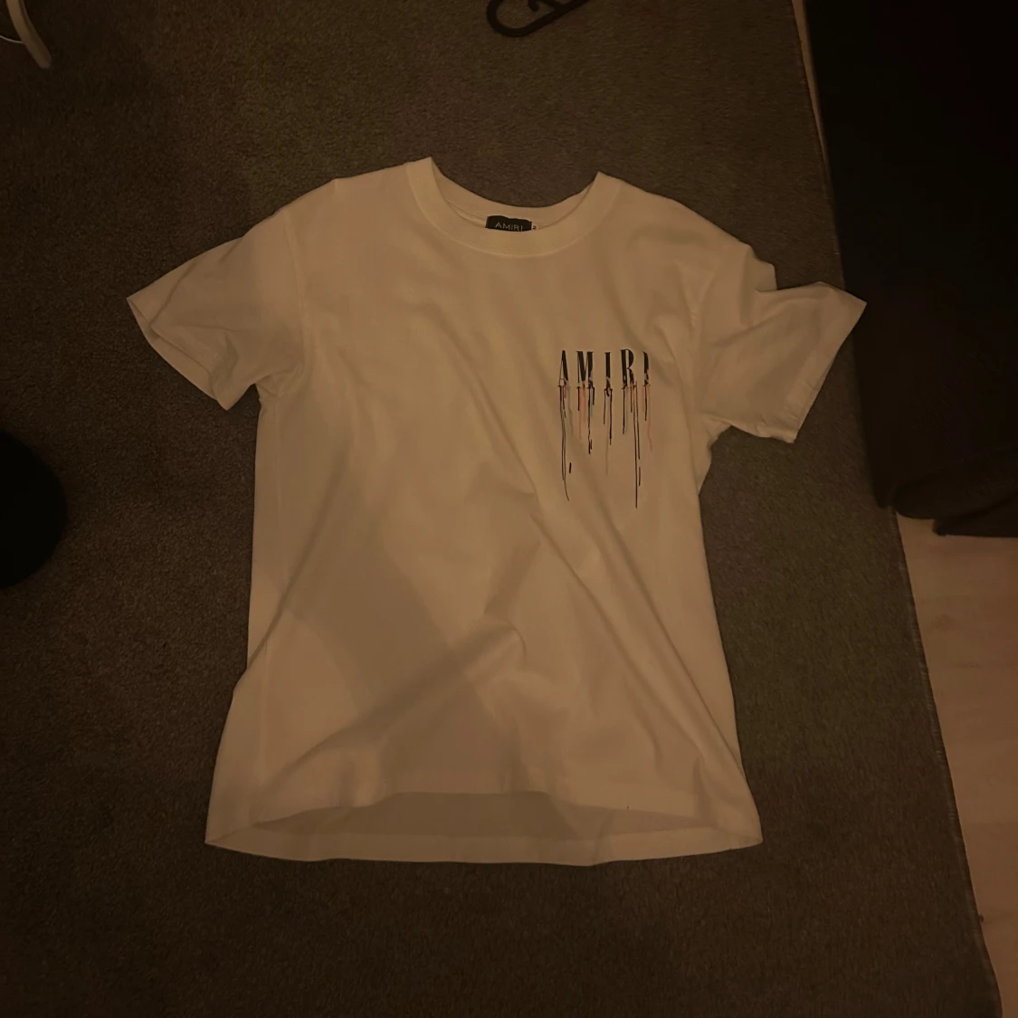 Vit AMIRI t-shirt med tryck