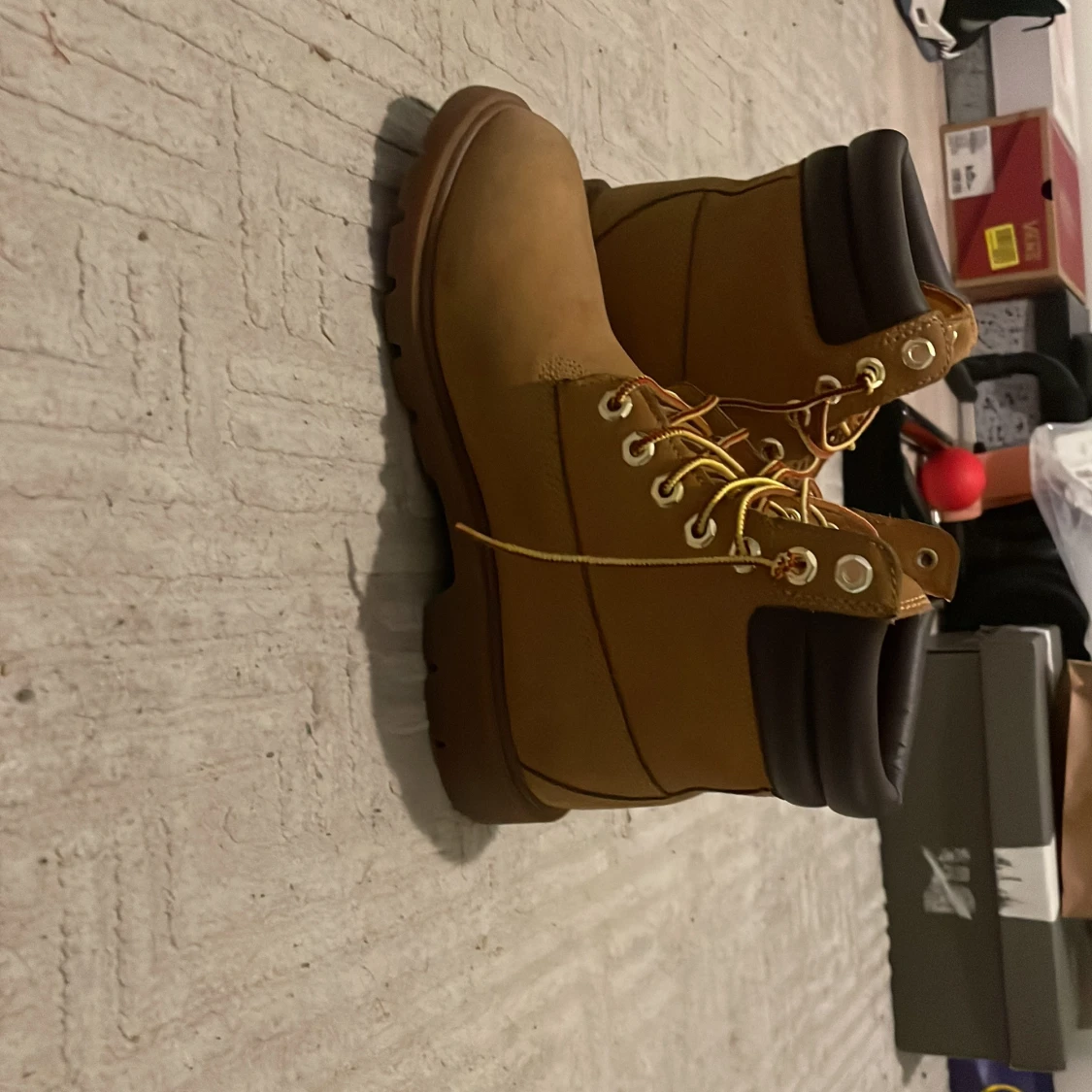 Timberland boots i beige mocka - 1