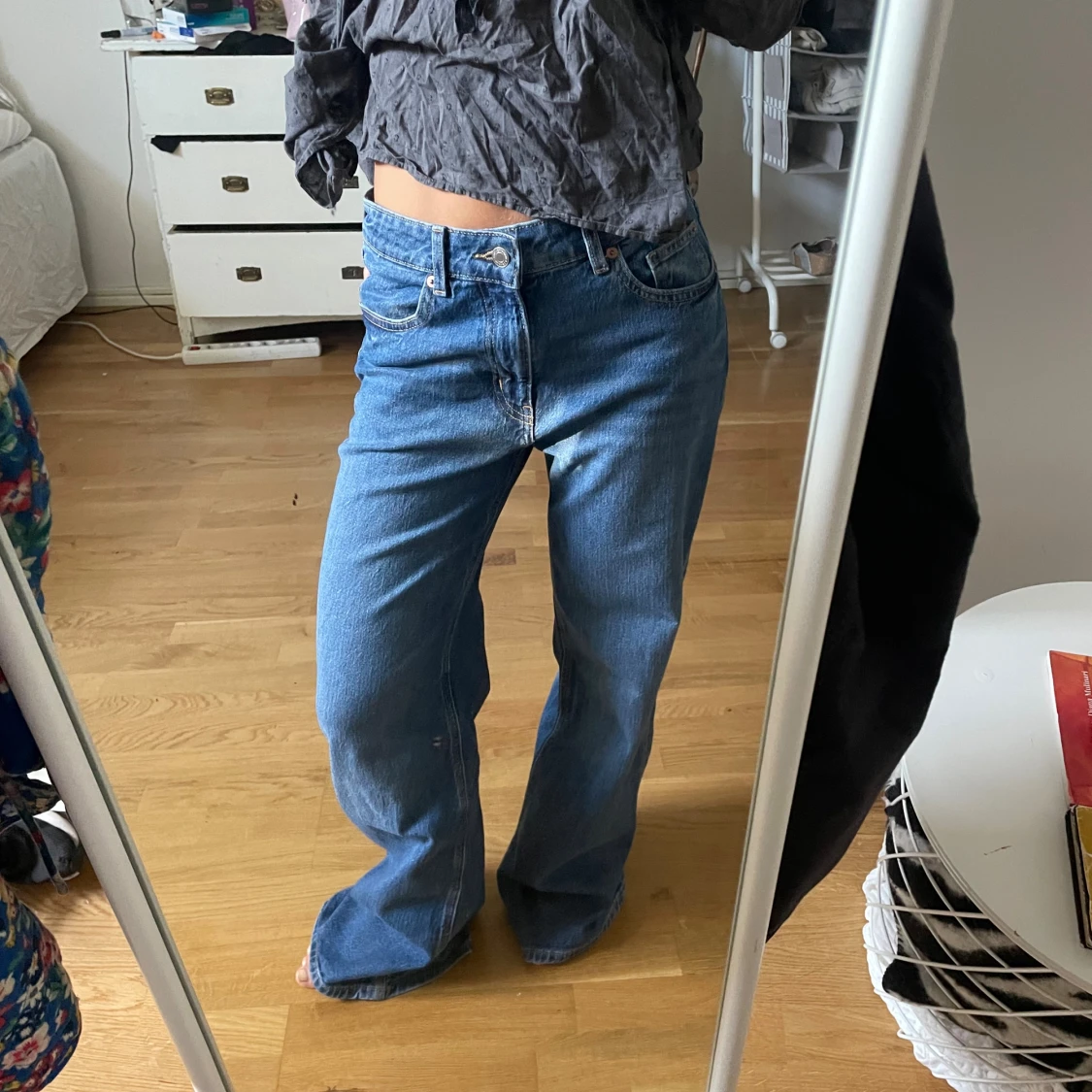 Baggy blå jeans  - 1