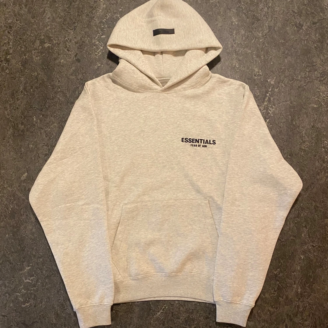 Essentials Fear of God hoodie (Light oatmeal size S)