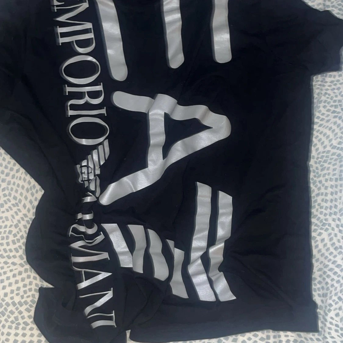 Svart t-shirt Emporio Armani