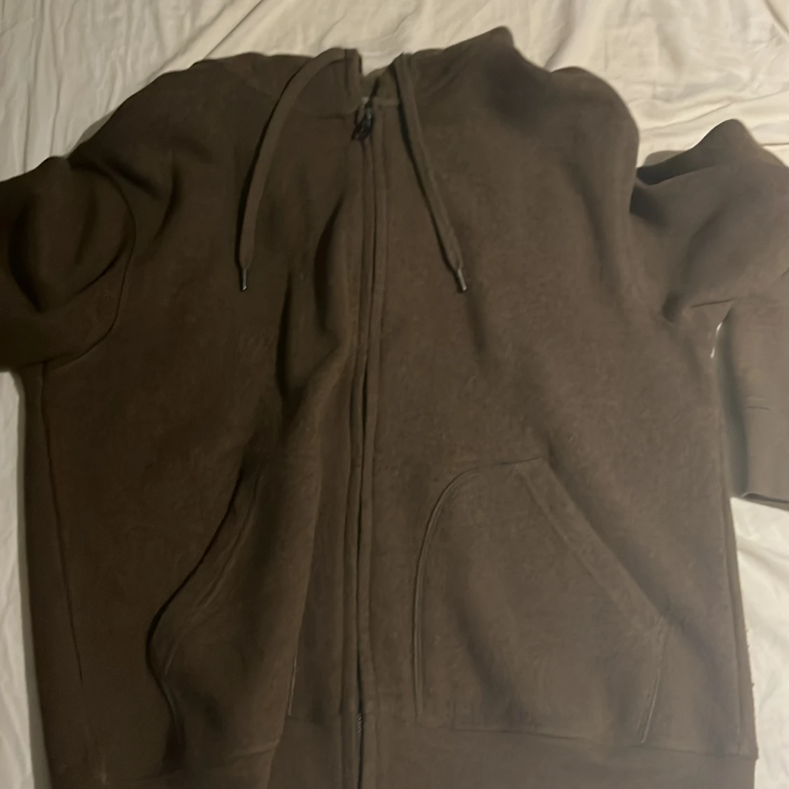 Brun cashmere hoodie