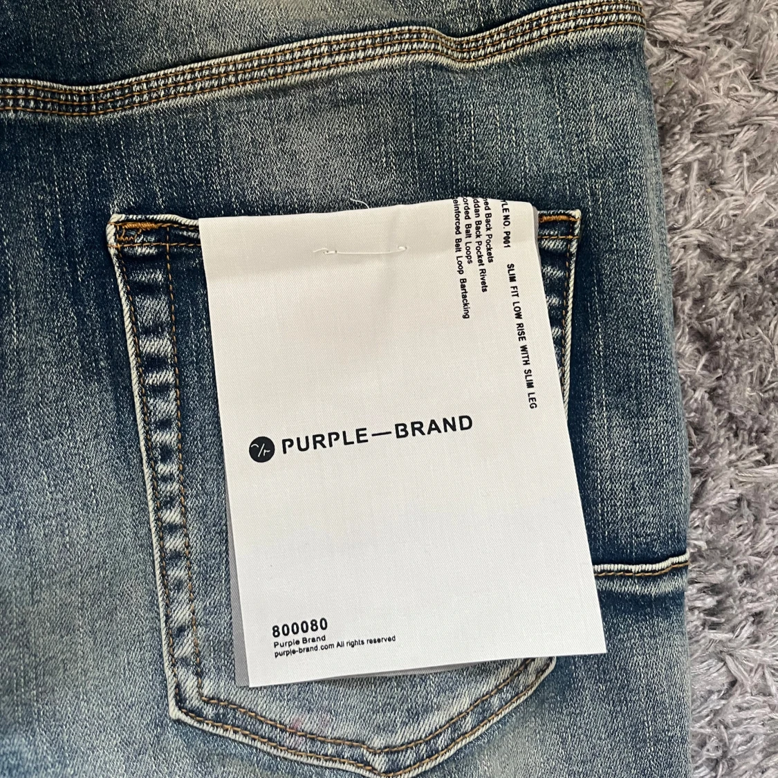 Blåa Purple Jeans - 3