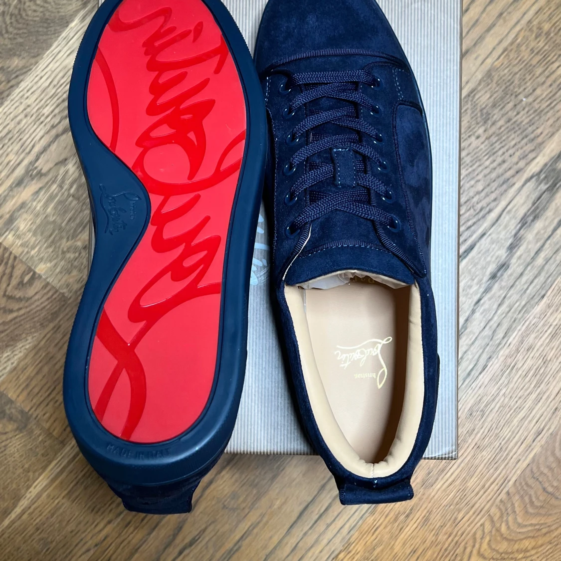 Mörkblå sneakers från Christian Louboutin - 3