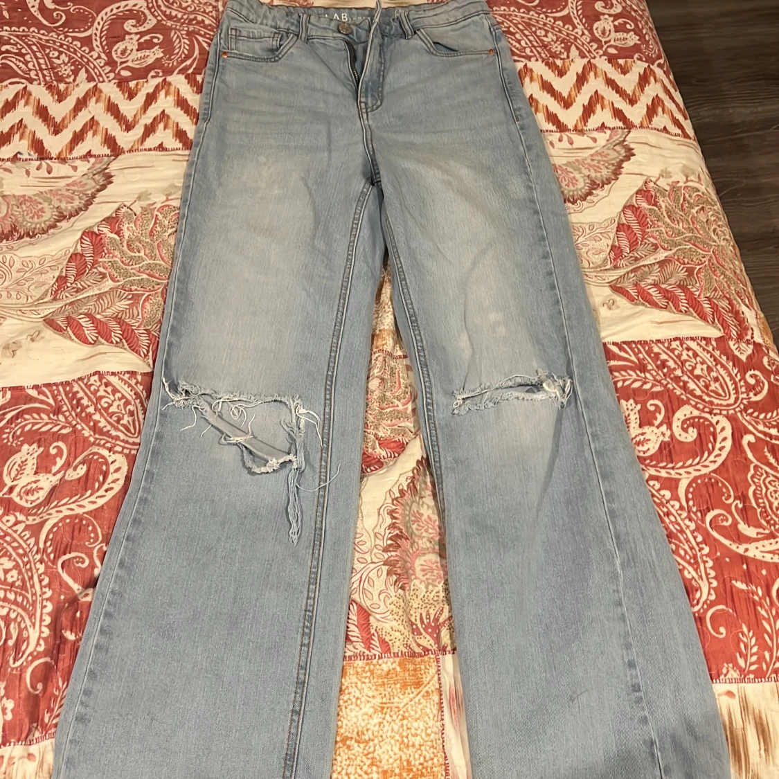 Ljusblå wide jeans från KappAhl 