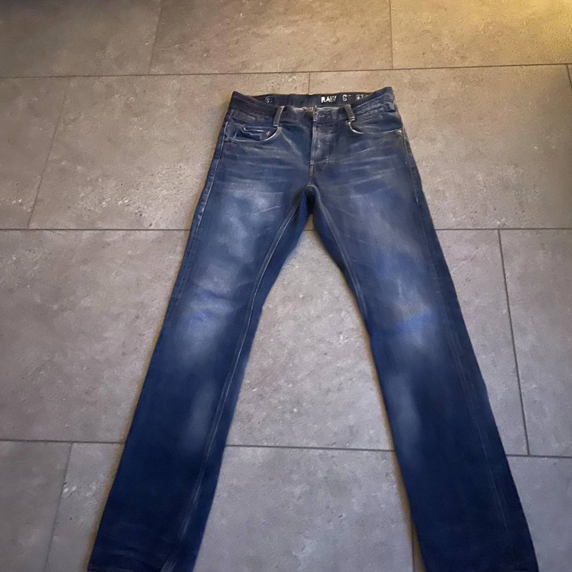 Blå G-Star RAW jeans straight fit - 2