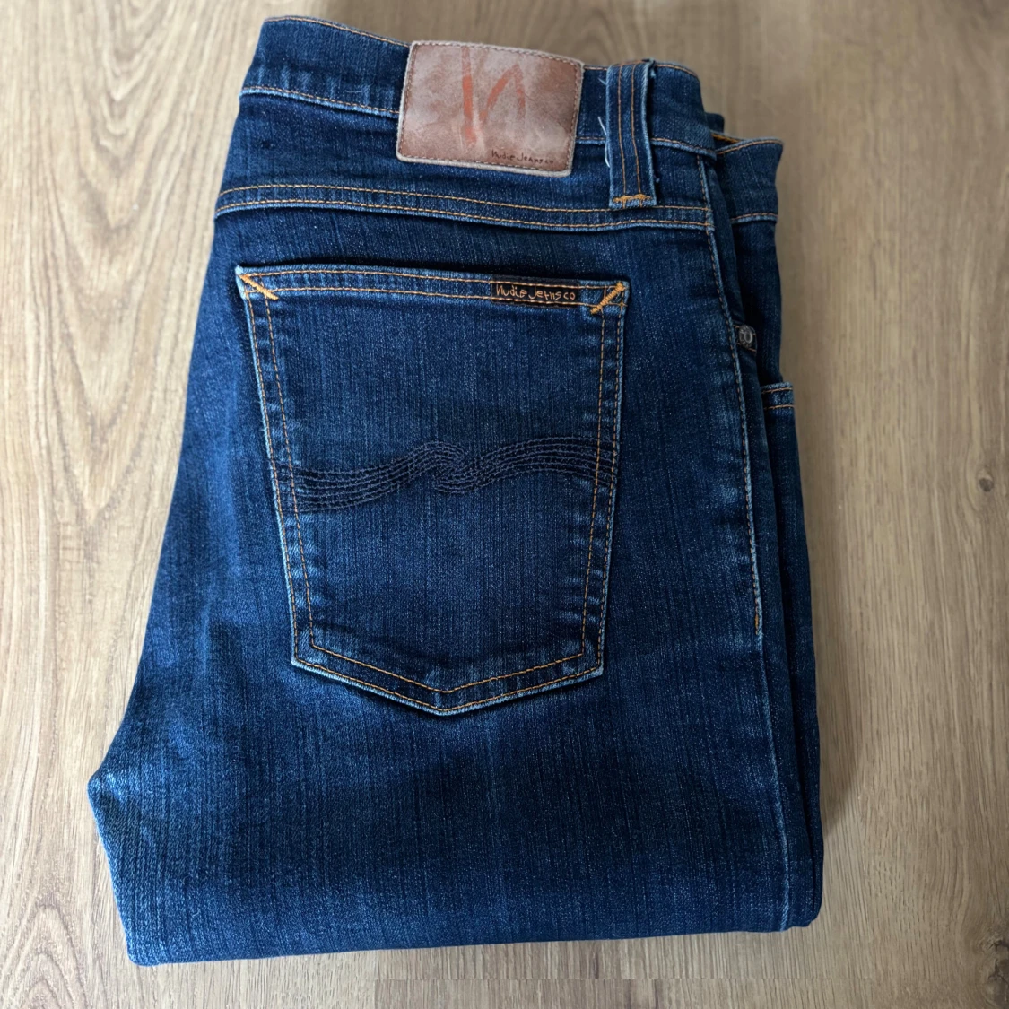 Blåa Nudie Jeans - 2