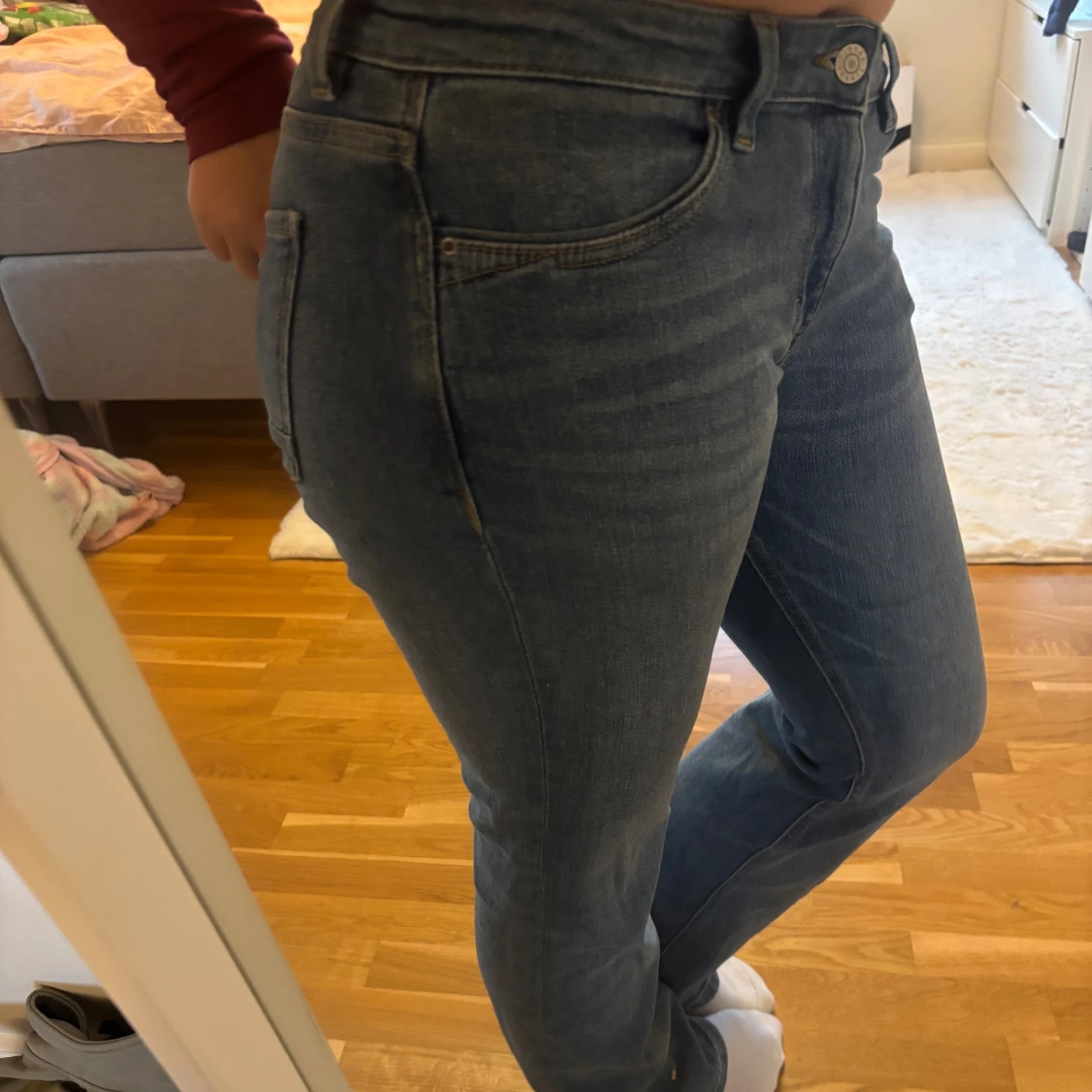 Blå bootcut jeans från Esprit W27 L34 - 3