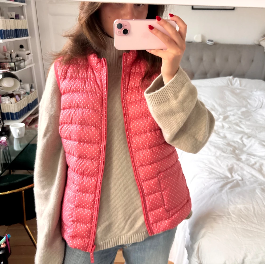 Prickig dunväst!  - 2