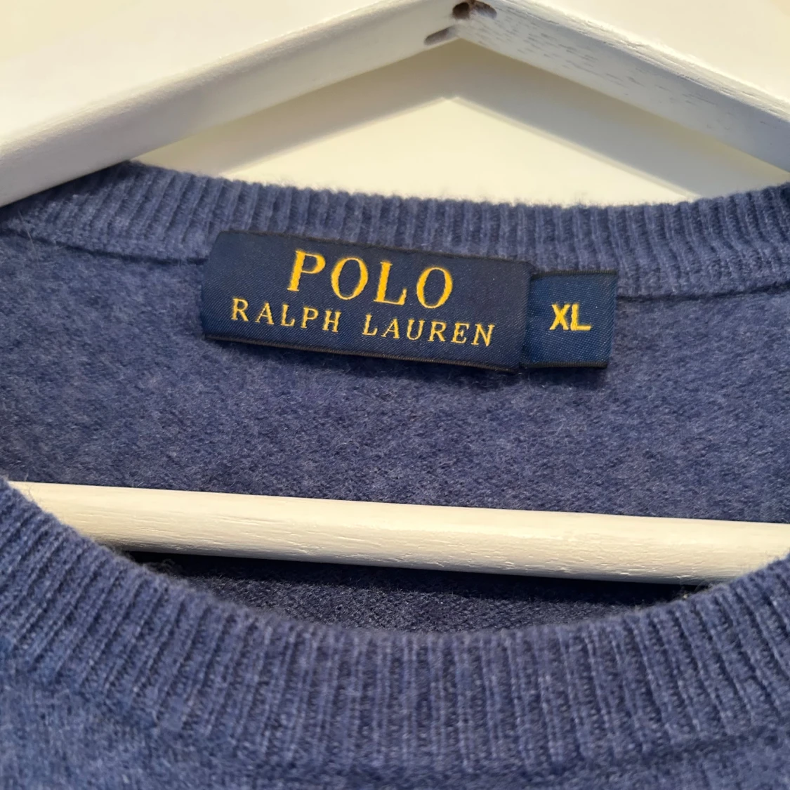 Blå stickad tröja från Polo Ralph Lauren - 4