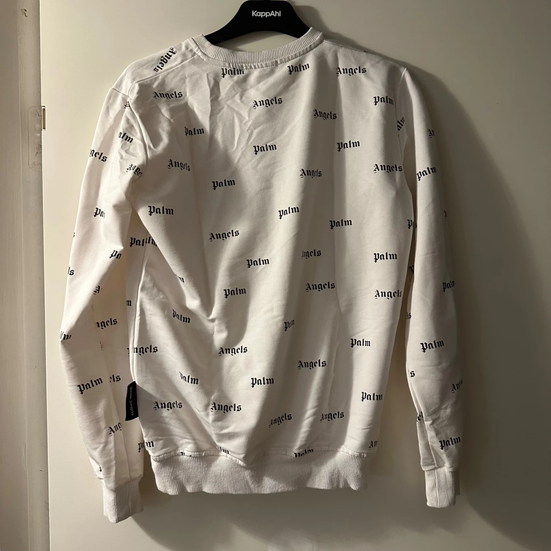 Vit Palm Angels sweatshirt med tryck - 2