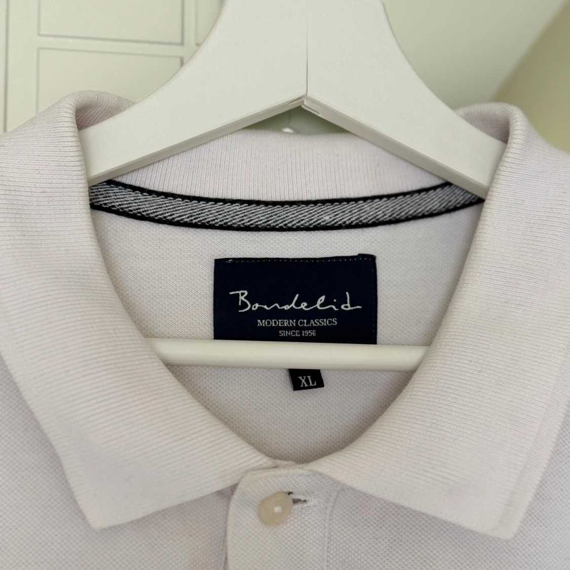 Vit pikétröja från Bondelid XL - 2