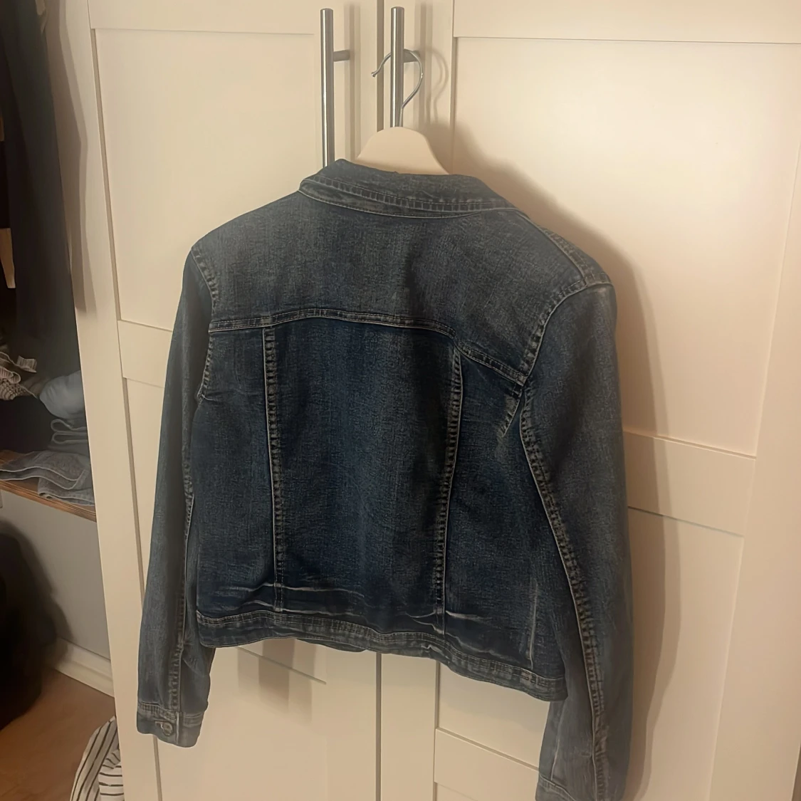 Blå jeansjacka från ONLY, strl 34 - 1