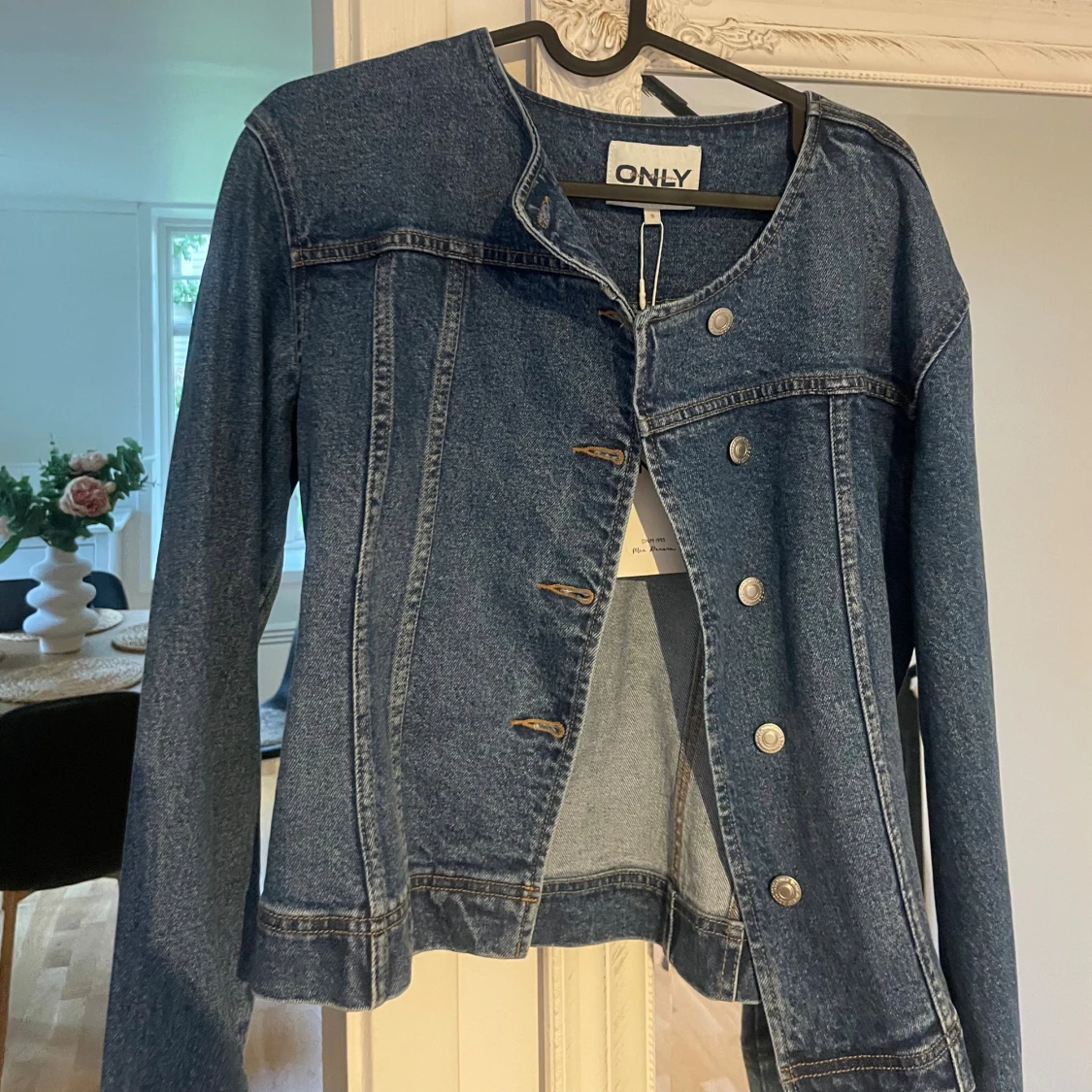 Mörkblå jeansjacka från ONLY - 1