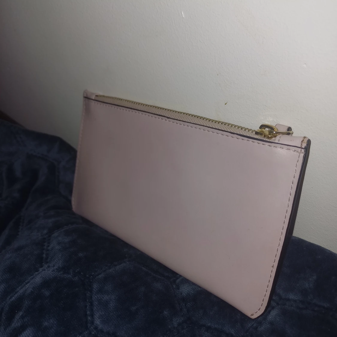 Ljusbeige/ lite ljus rosa  plånbok  - 2