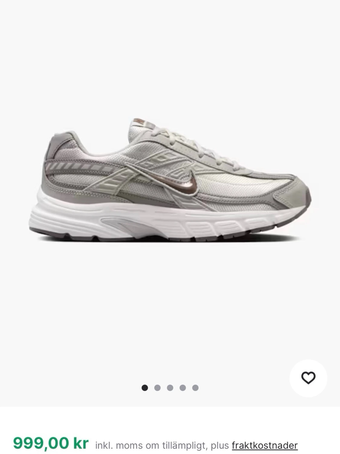 Nike Zoom Vomero 5 sneakers silver/vit/brun