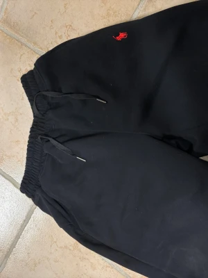 Svarta shorts från Polo Ralph Lauren - Säljer dessa svarta Ralph lauren shorts med röd häst på benet. Otroligt bekväma och passar till mycket och väldigt snygga på sommaren men funkar även att ha de hemma. Storlek (M) men midja 77. Satt rekommendera att ni mäter eran midja innan ni köper. Skriv för frågor eller mer bilder😊