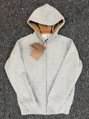Burberry zip up hoodie  - Helt ny grå burberry hoodie