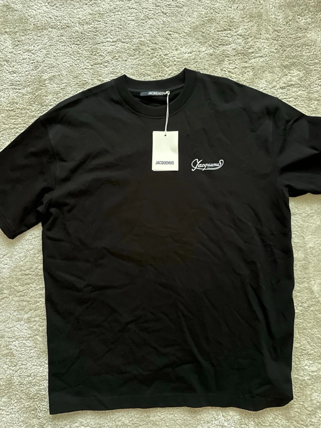 Svart Jacquemus t-shirt i bomull