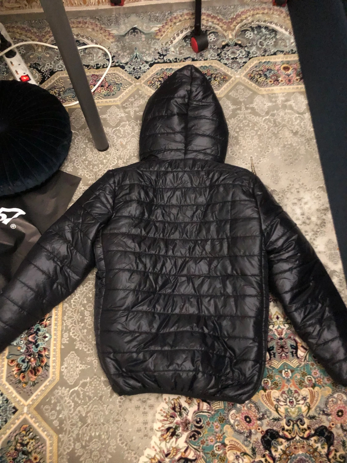 Svart pufferjacka EA7 Emporio Armani - 1