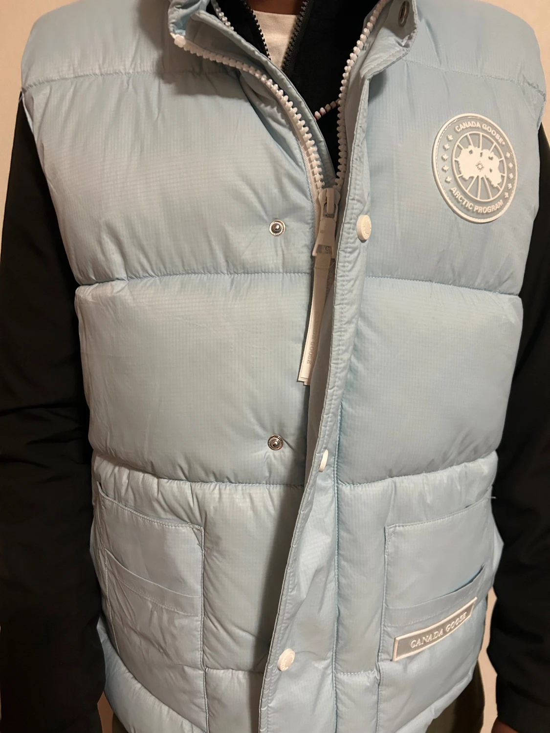 Ljusblå dunväst från Canada Goose, M - 1