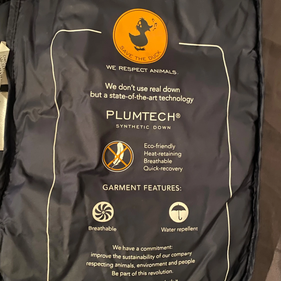 Mörkblå pufferjacka Save The Duck M - 3