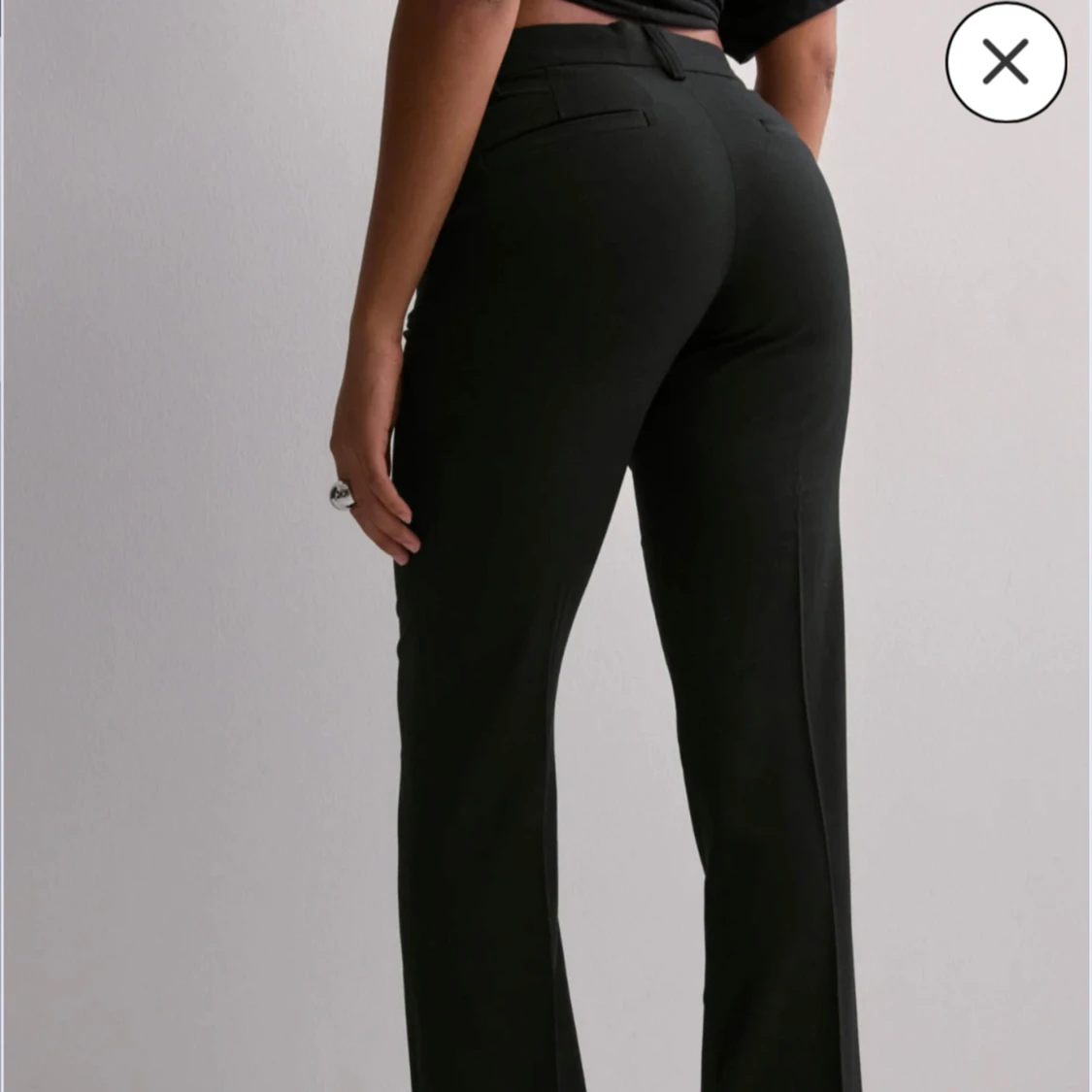 Lågmidjade kostymbyxor  - 2