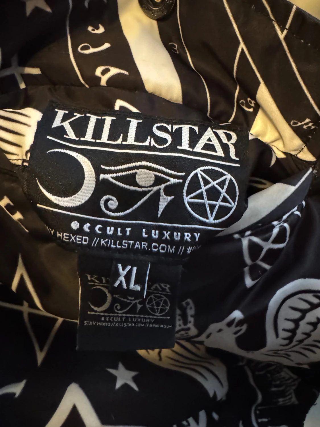 Killstar fodrad bomberjacka vändbar - 6