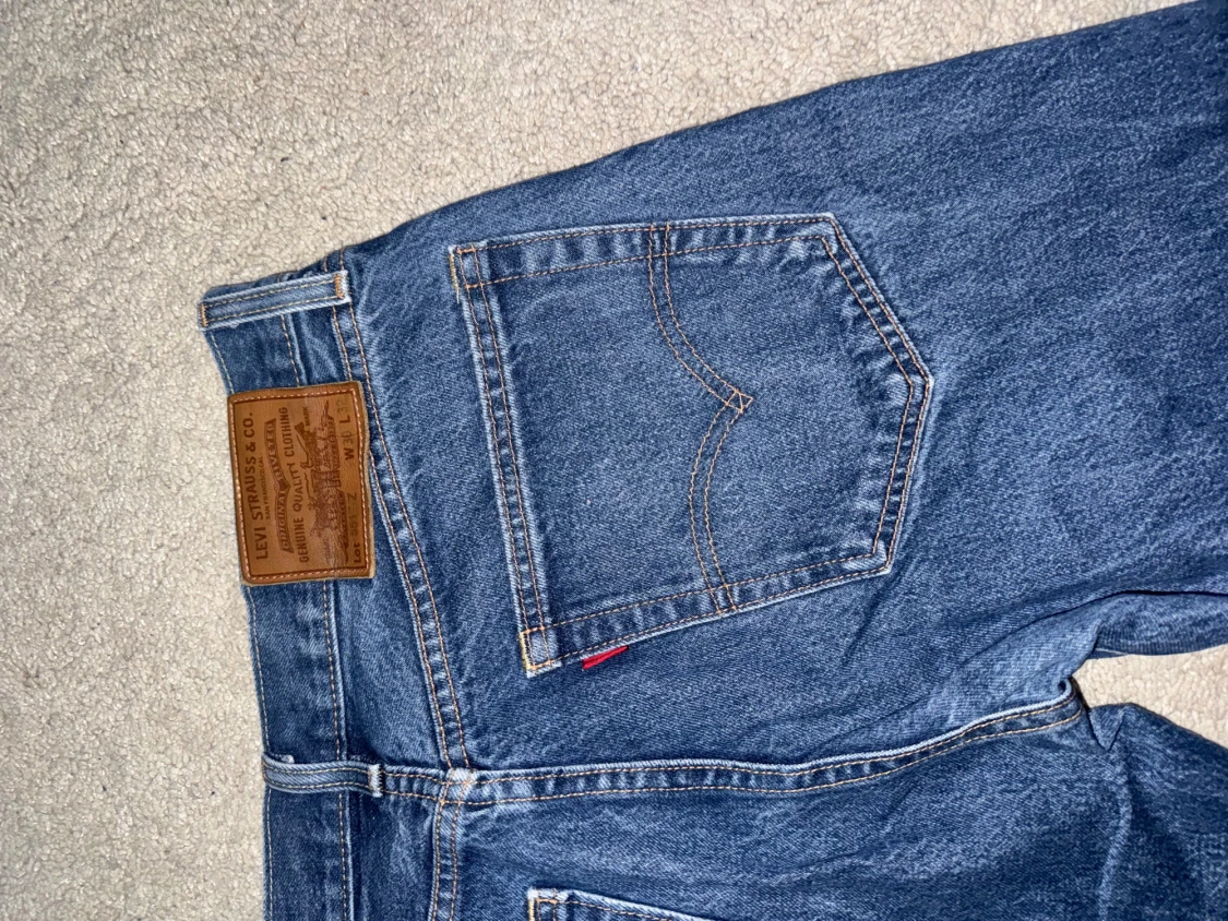 Levi's 551 blå jeans straight fit - 6