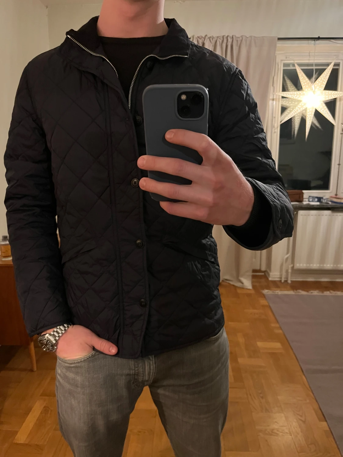 Mörkblå jacka These Glory Days